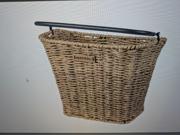Basil Bremen Rattan Look KF Lenkerkorb braun