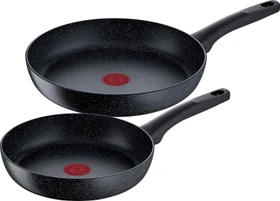 Tefal G28191 Black Stone Bratpfannen-Set, 2-tlg.