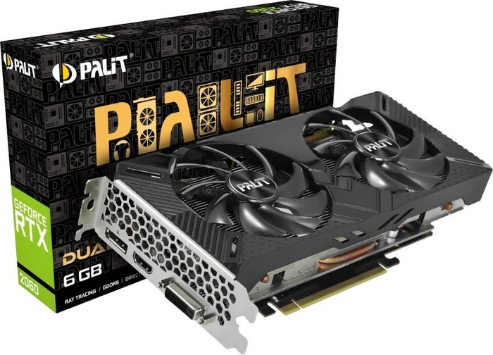 Palit GeForce RTX 2060 Dual, 6GB GDDR6, DVI, HDMI, DP