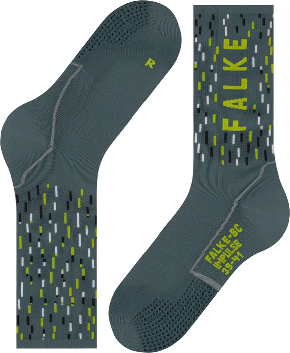 Falke BC Impulse Fahrradsocken steel grey