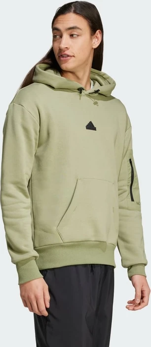 adidas City Escape Fleece Hoodie tent green (Herren)