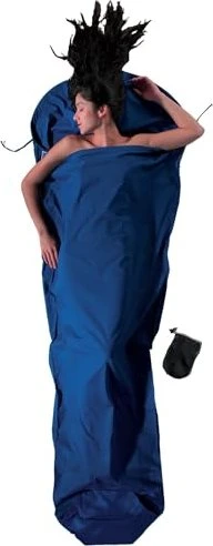Cocoon MummyLine Baumwolle Hüttenschlafsack ultramarine blue