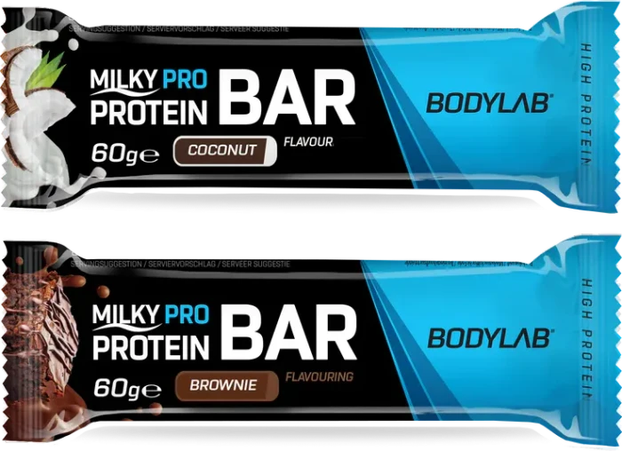 BodyLab24 Milky Pro Protein Bar Kokosnuss 12x60g