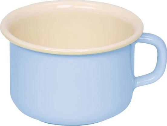 Riess Classic Pastell Kaffeebecher mit Henkel 400ml blau