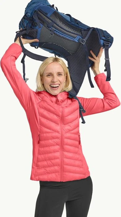 Jack Wolfskin Routeburn Pro Hybrid Jacke sunset coral (Damen)