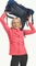 Jack Wolfskin Routeburn Pro Hybrid Jacke sunset coral (Damen) Vorschaubild