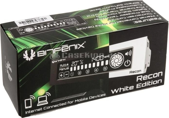 BitFenix Recon weiß, 5.25" Lüftersteuerung 5-Kanal