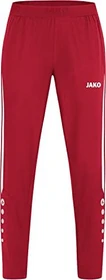 Jako Power Trainingshose lang rot/weiß (Damen)