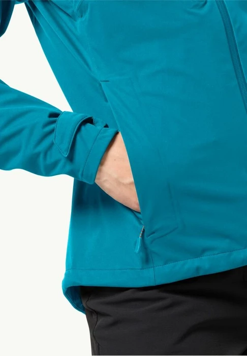 Jack Wolfskin Highest Peak Funktionsjacke freshwater blue (Damen)