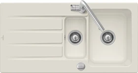 Villeroy & Boch Architectura 60 XR Einbau Becken reversibel mit Ablauffernbedienung crema