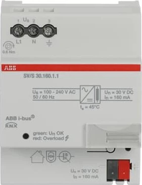 ABB SV/S30.160.1.1 KNX Spannungsversorgung 30V, 160mA, 4TE REG