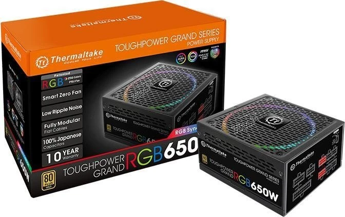Thermaltake ToughPower Grand RGB Gold Sync Edition 650W, ATX 2.4