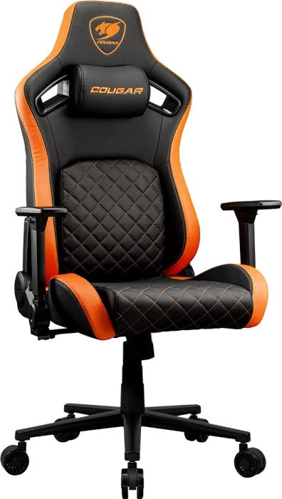 Cougar Defensor CGR-DFL-ORB Gamingstuhl, schwarz/orange