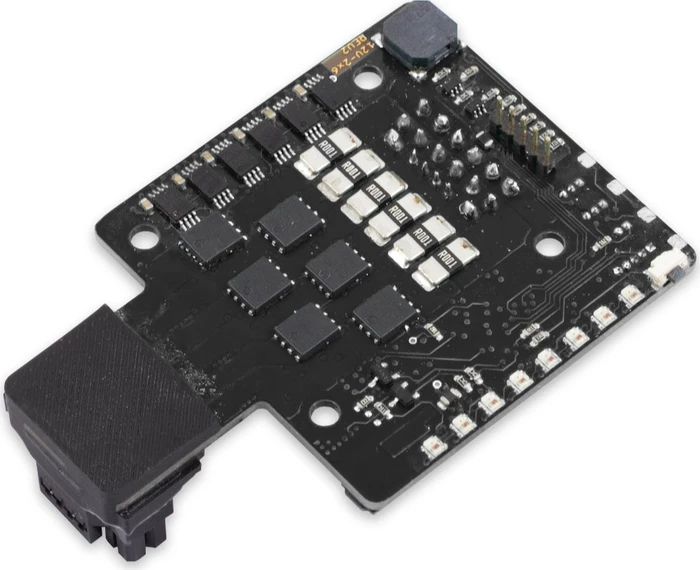 Aqua Computer AMPINEL 12V-2x6, Aktives Power-Management für Grafikkarten, Adapter zur Überwachung von Temperatur/Leistung, 180°, Sense-Pins an der Unterseite