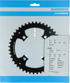 Shimano Steps 34 Zähne Kettenblatt schwarz