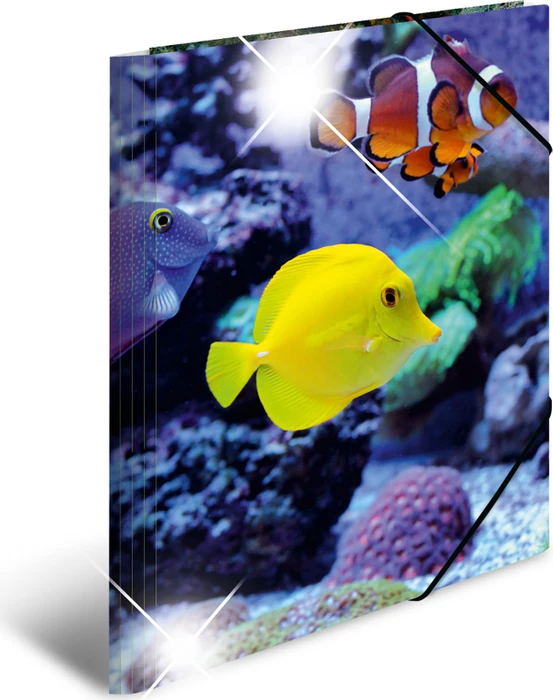 Herma Glossy Tiere Sammelmappe, A3, Fische, 3er-Pack