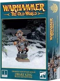 Games Workshop Warhammer The Old World - Dwarfen Mountain Holds - Dwarf King With Oathstone