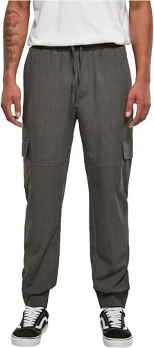 Urban Classics Comfort Military Trainingshose lang charcoal (Herren)