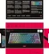 Cherry MX 8.3 TKL Wireless, Starfall Grey, grau/schwarz, MX2A RGB RED, USB/Bluetooth, DE Vorschaubild