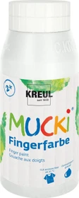 Kreul Mucki Fingerfarbe, weiß, 750ml