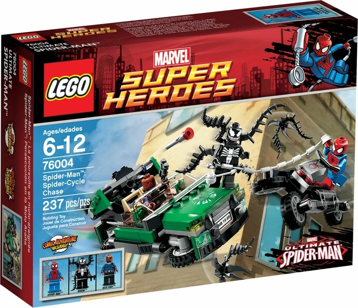 LEGO Marvel Super Heroes Spielset - Spider-Man: Jagd im Spider-Cycle