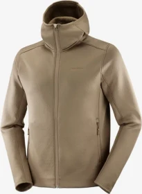 Salomon Outline Warm Hooded Jacke shitake (Herren)
