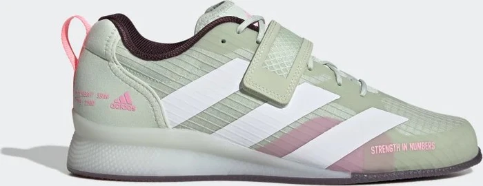 adidas Adipower 3 linen green/cloud white/beam pink