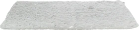 Trixie Liegematte Feder, 100x70cm, grau/silber