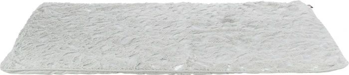 Trixie Liegematte Feder, 100x70cm, grau/silber