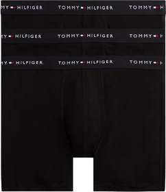 Tommy Hilfiger Signature Logo-Bund 3er Boxer Briefs schwarz (Herren)