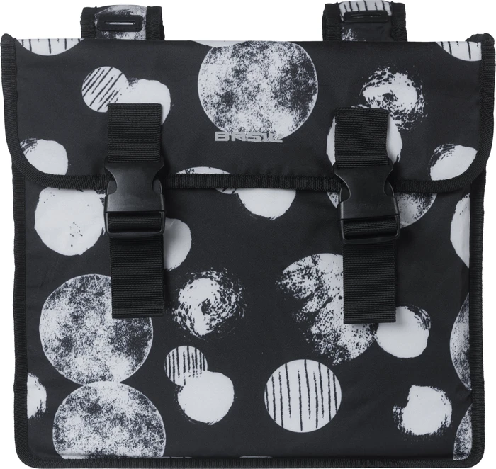 Basil Mara XL Doppeltasche Gepäcktasche schwarz/grau