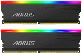 GIGABYTE AORUS RGB Memory UDIMM 16GB Kit, DDR4-3200, CL19-19-19-43, 1RX8