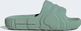 adidas Adilette 22 hazy green/core black