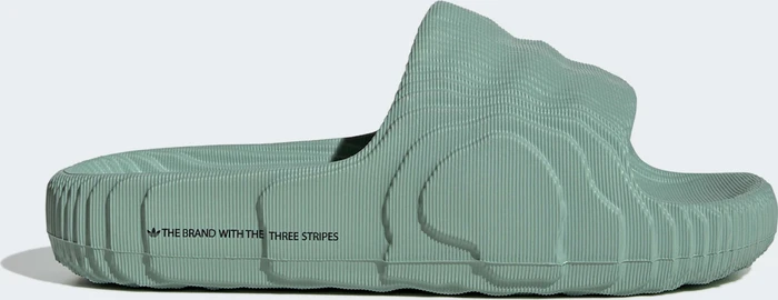 adidas Adilette 22 hazy green/core black