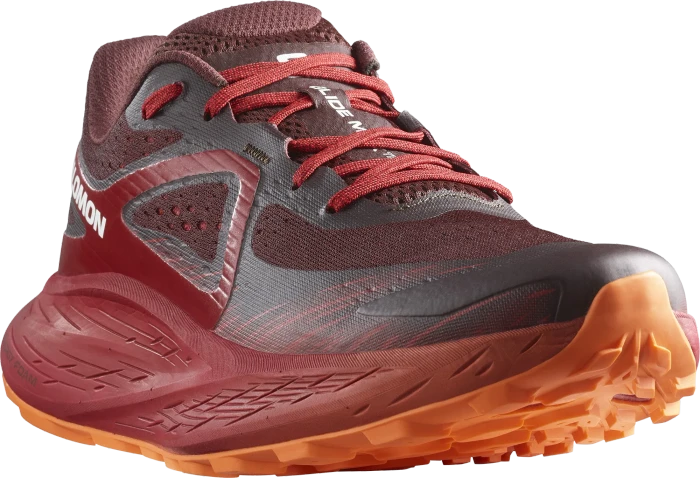Salomon Glide Max TR bitter chocolate/red dahlia/shocking orange (Herren)