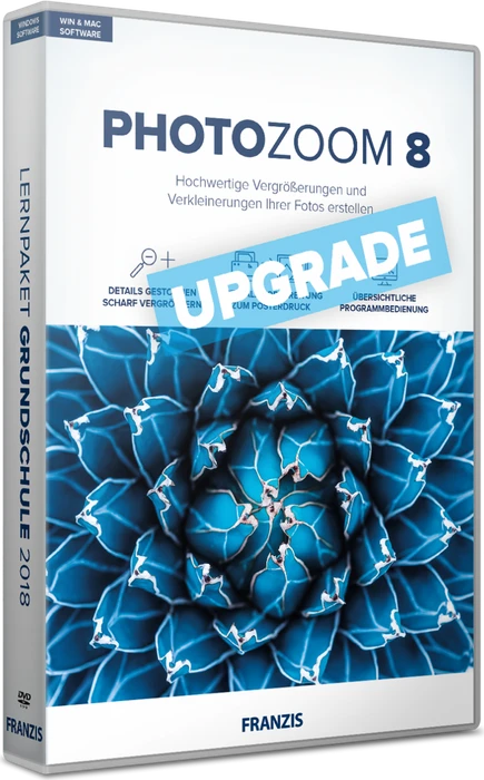 Franzis PhotoZoom 8, Update, ESD (deutsch) (PC/MAC)