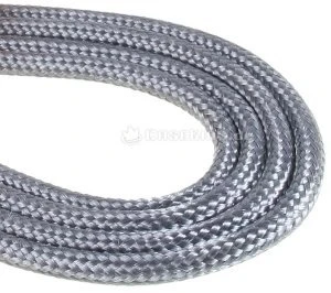 BitFenix Alchemy 4-Pin Molex Verlängerung 45cm, sleeved silber