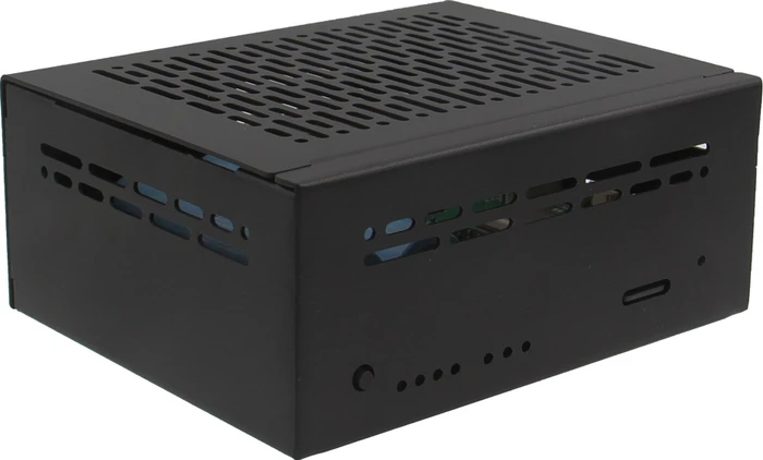 Geekworm Gehäuse für Raspberry Pi 5 X1201 Shield, schwarz