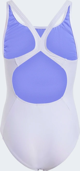 adidas 3-Streifen C-Back Badeanzug violet tone/cobalt blue (Junior)
