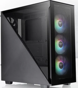Thermaltake Divider 300 TG ARGB, schwarz, Glasfenster