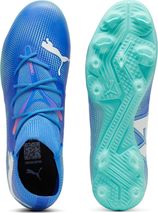 Puma Future 7 Match FG/AG bluemazing/puma white/electric peppermint (Herren)