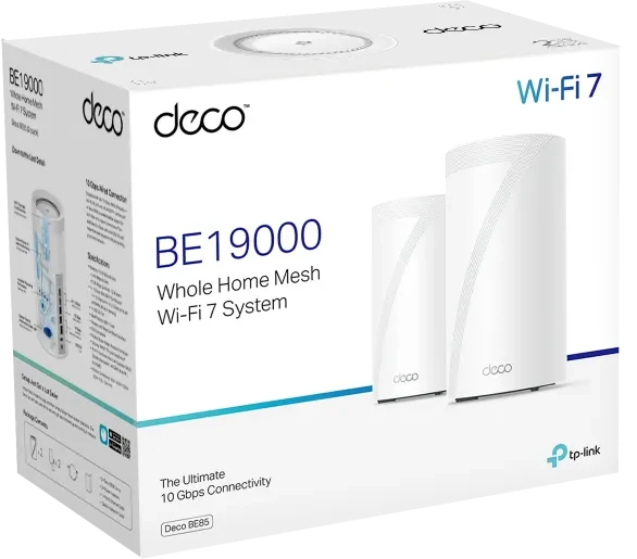 TP-Link Deco BE85, Wi-Fi 7, BE19000, 2er-Pack (Deco BE85 (2-Pack))