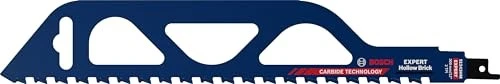 Bosch Professional EXPERT S1243HM Hollow Brick Säbelsägeblatt, 300x1.5mm, 1 Stück