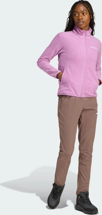 adidas Terrex Multi Essentials Fleece Jacke preloved purple (Damen)