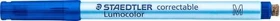 Staedtler Lumocolor 305 M correctable blau, 5er-Pack