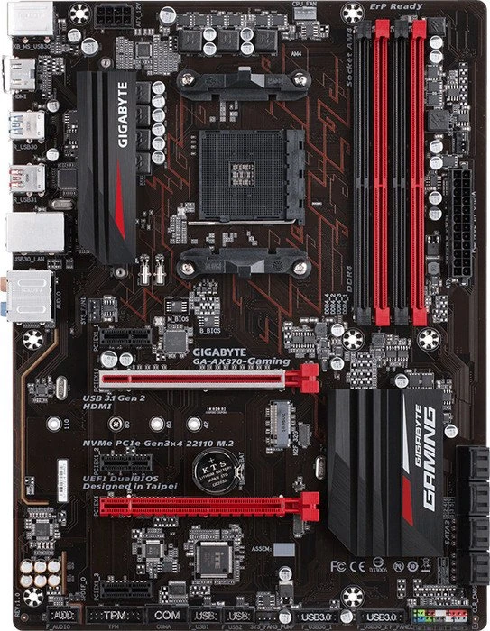 GIGABYTE GA-AX370-Gaming (AMD AM4)