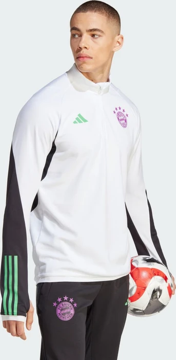 adidas FC Bayern München Tiro 23 Funktionsshirt langarm weiß (Herren)