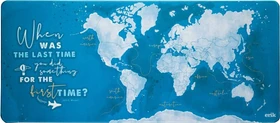 Grupo Erik Editores World Map XL, 800x350mm, Motiv blau