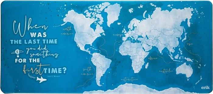 Grupo Erik Editores World Map XL, 800x350mm, Motiv blau