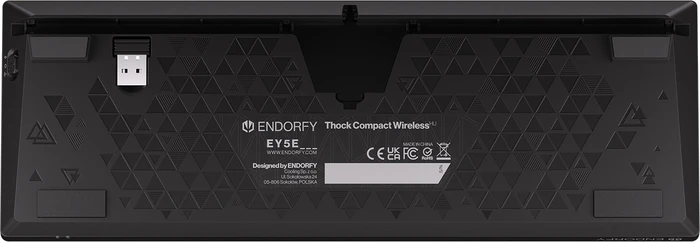 Endorfy Thock Compact Wireless Red, LEDs RGB, hot-swap, Kailh Box RED, USB/Bluetooth, HU